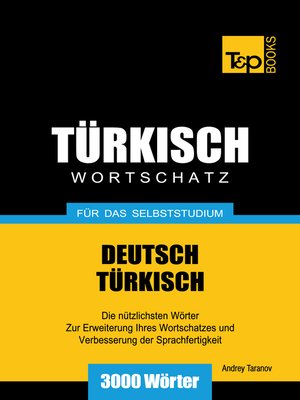 cover image of Deutsch-Türkischer Wortschatz für das Selbststudium